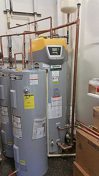 water heater installation, tank water heater