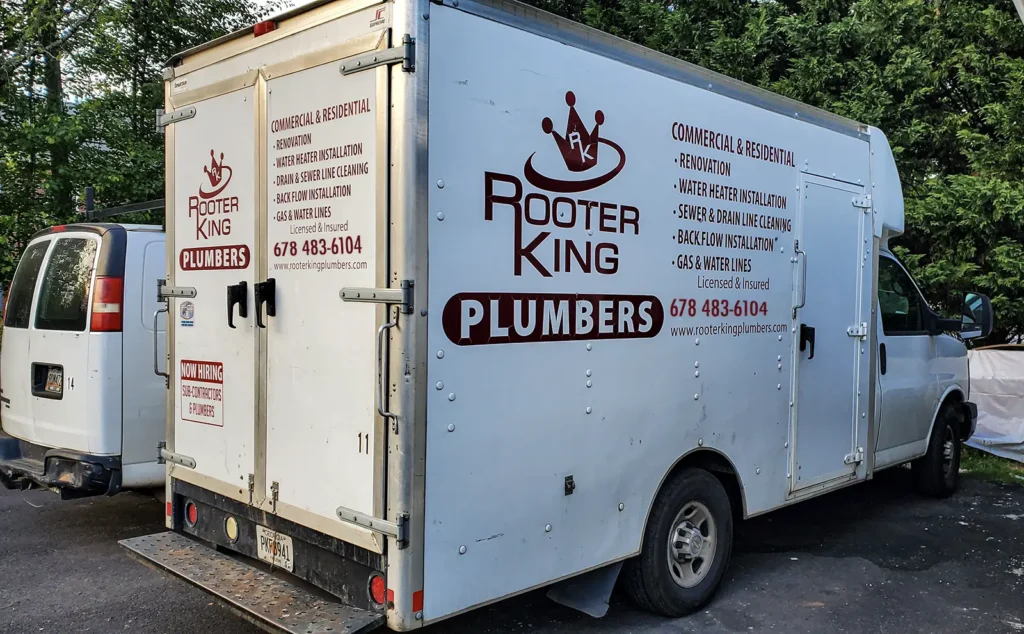 Rooter King Plumbers Service truck