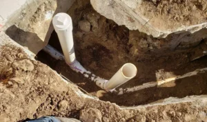 repairing drain pipes